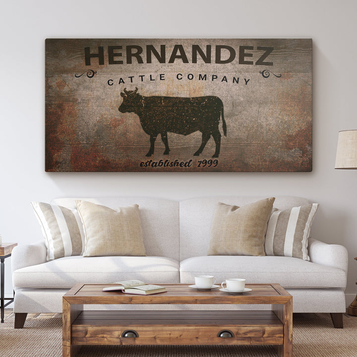 Cattle Company Sign