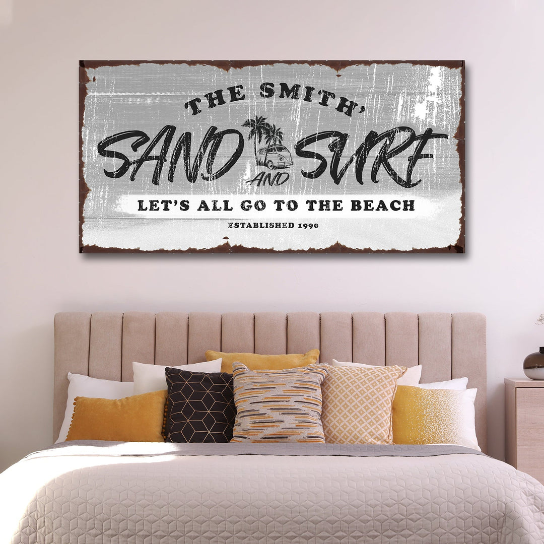 Sand and Surf Sign VI
