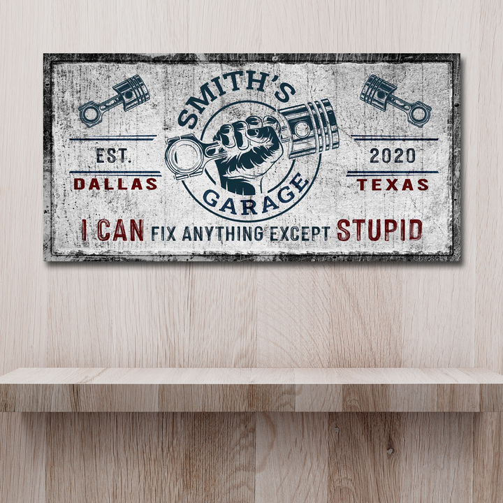 Family Garage Sign