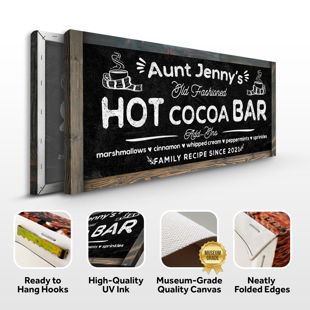 Family Recipe Old Fashioned Hot Cocoa Sign II