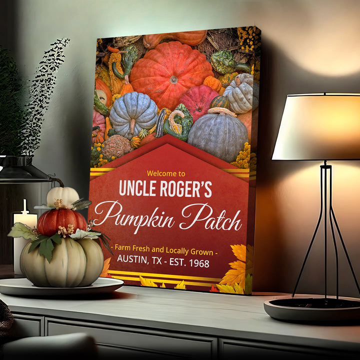 Pumpkin Patch Sign V