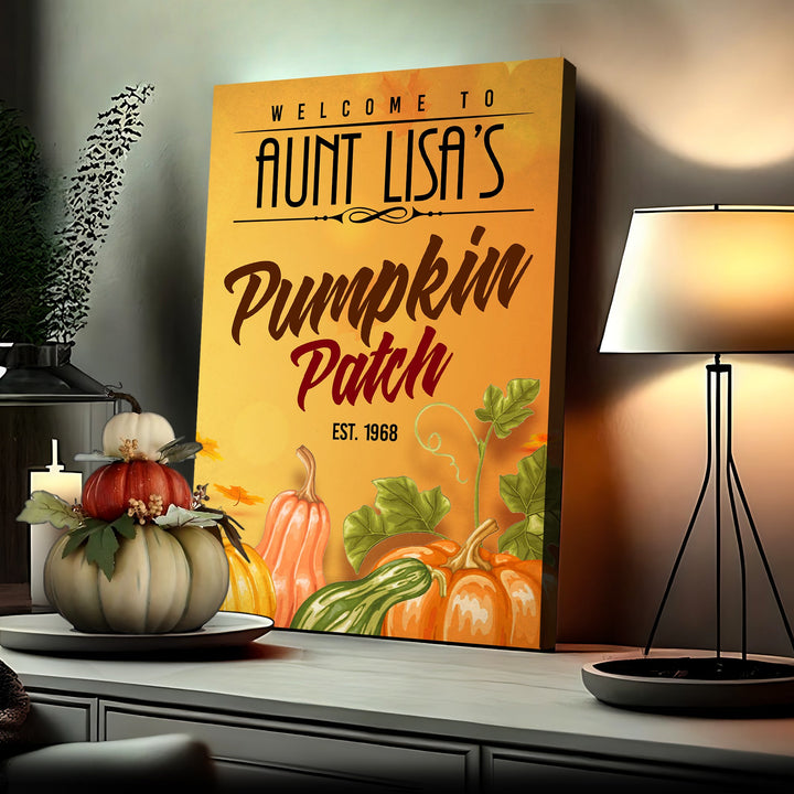 Pumpkin Patch Sign VII