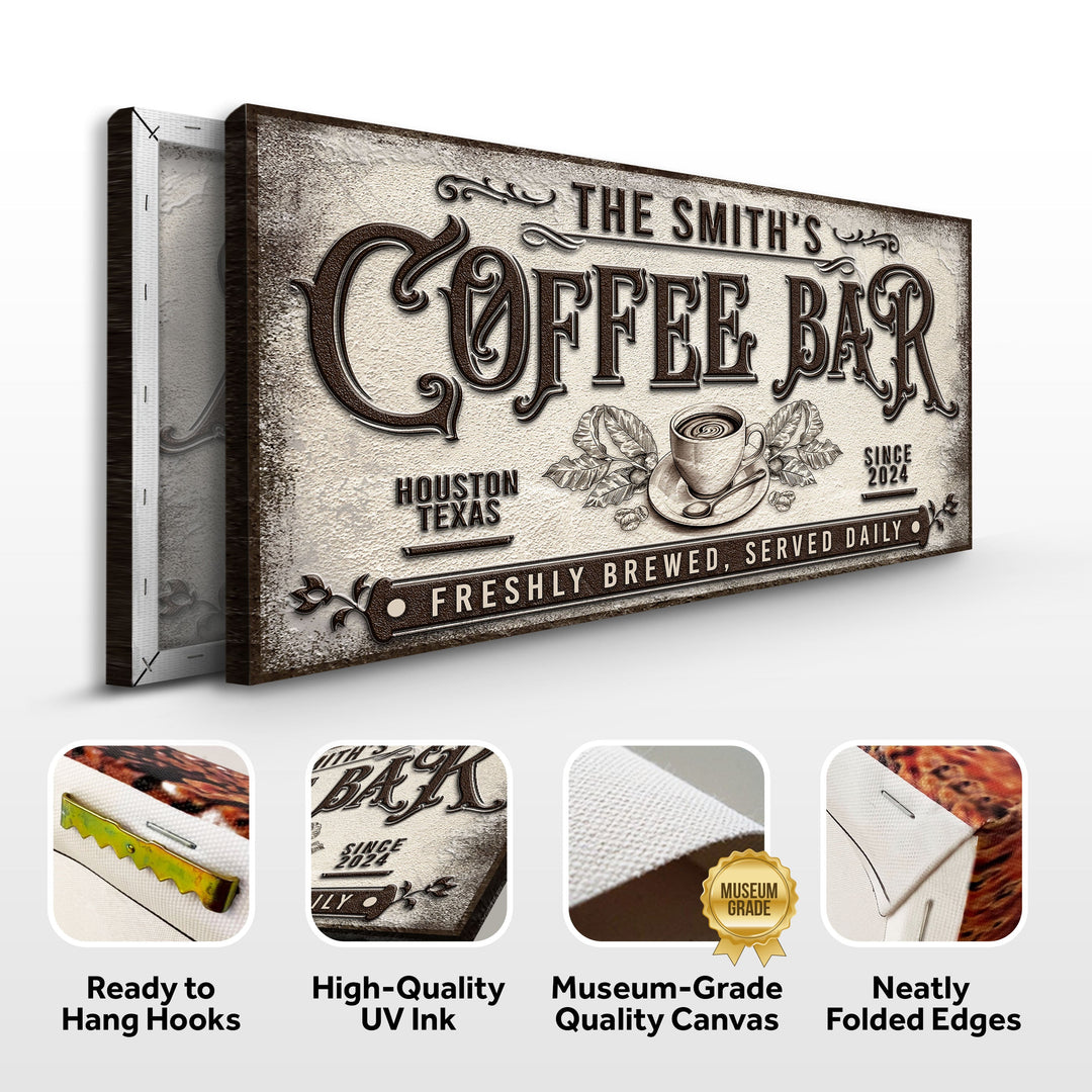 Coffee Bar Sign X