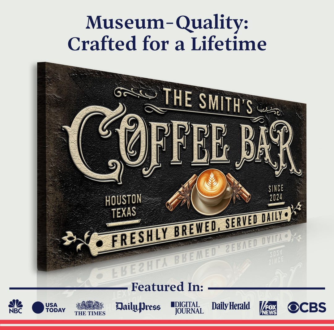 Coffee Bar Sign XII