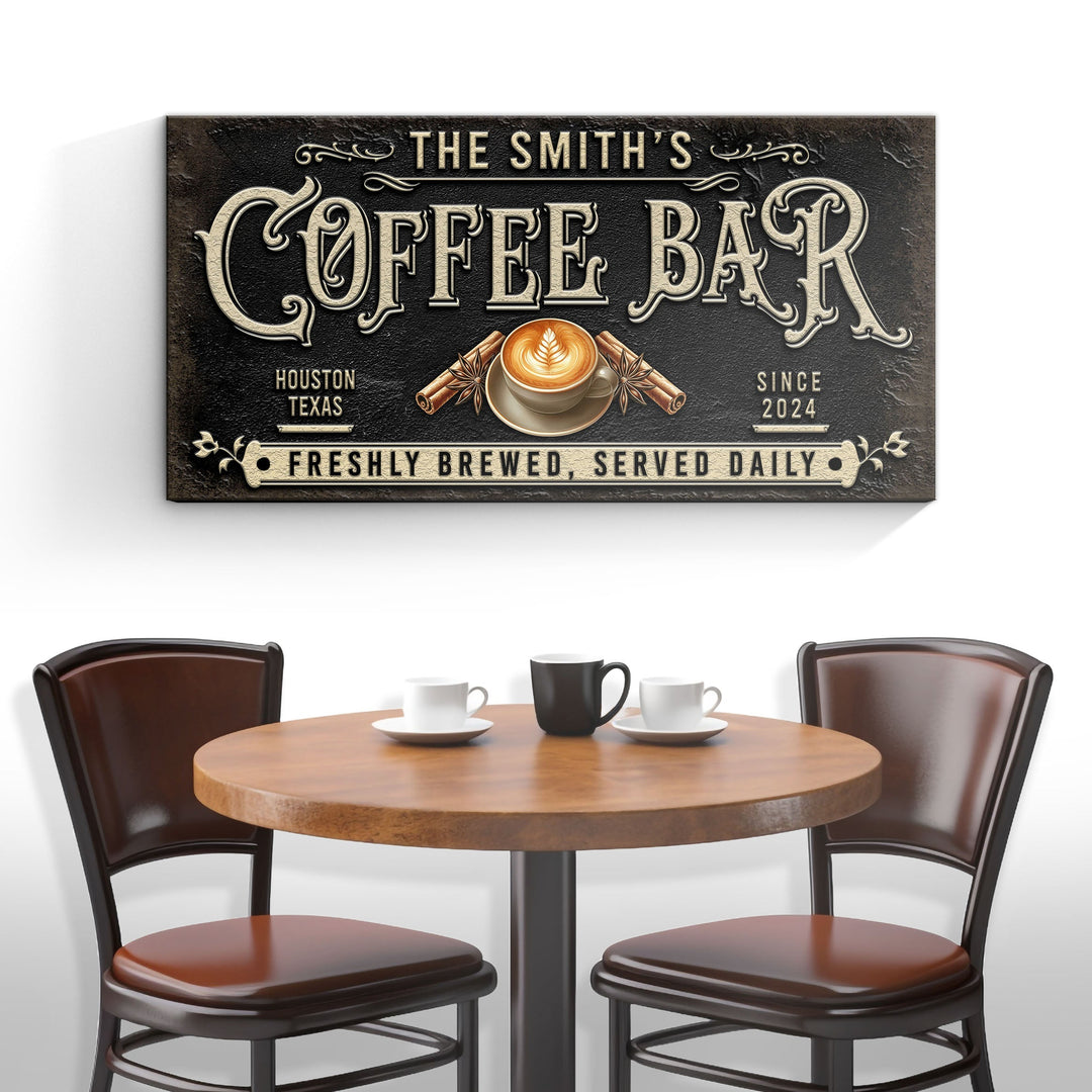 Coffee Bar Sign XII