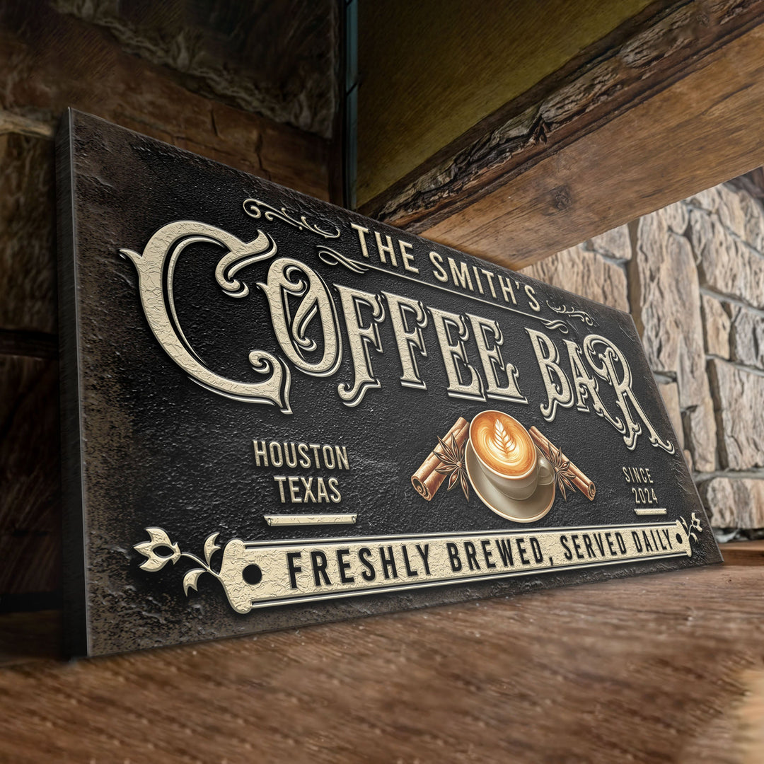 Coffee Bar Sign XII
