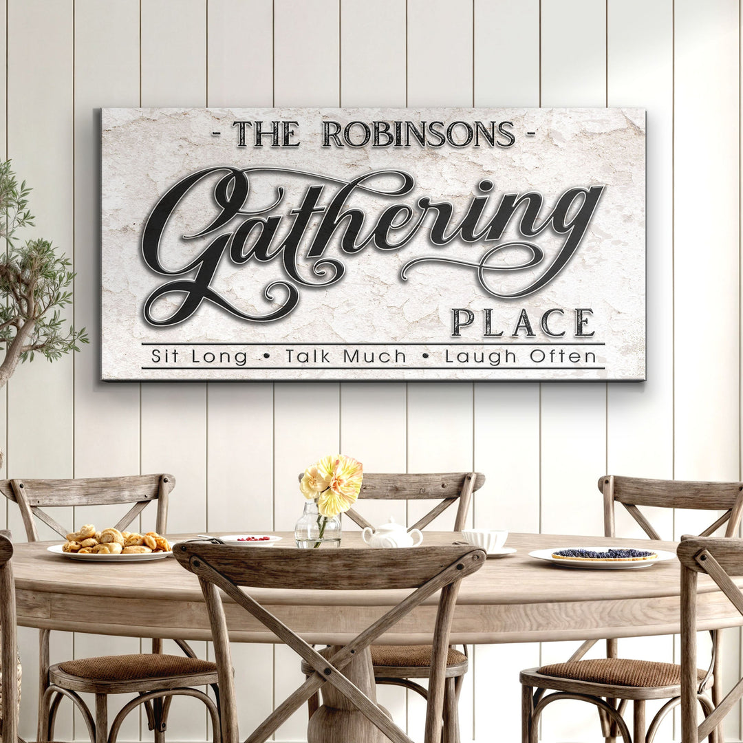 The Gathering Place Personalized Sign