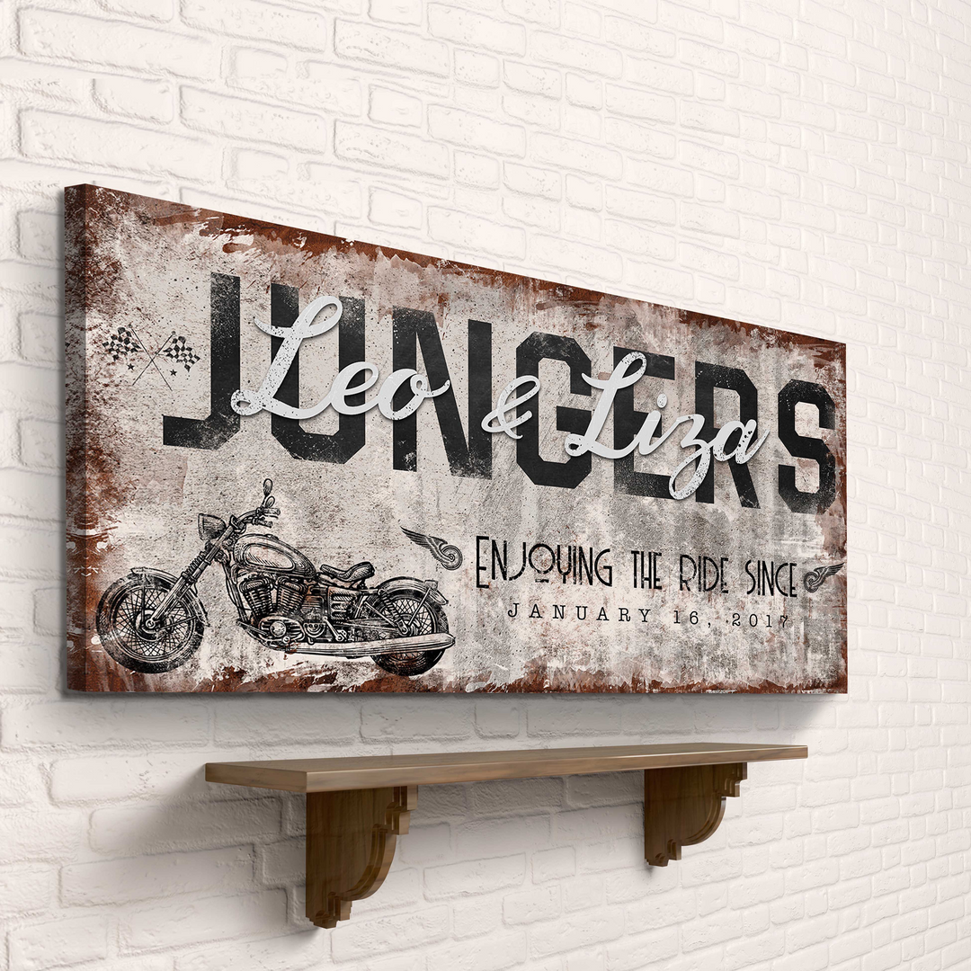 Enjoy the Bike Ride Sign