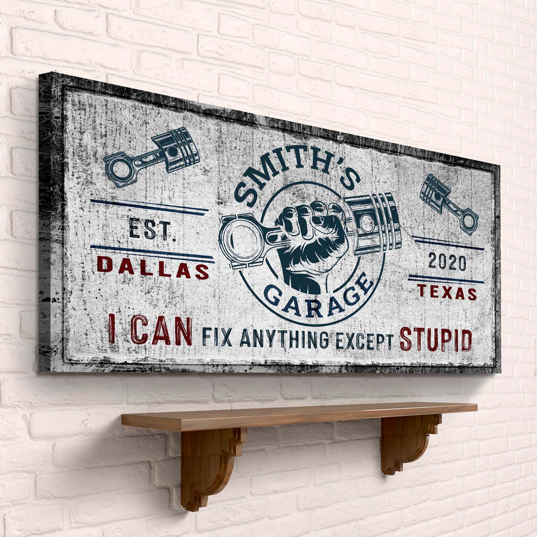 Family Garage Sign