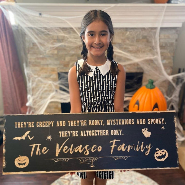 Creepy Family Sign