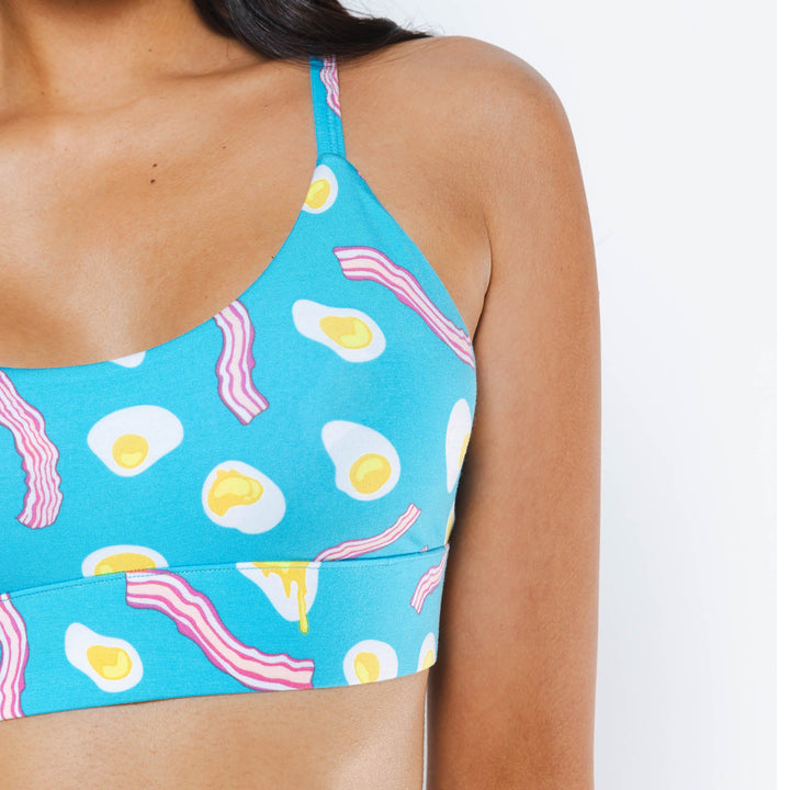 The Wakey Wakey | Eggs and Bacon Boob Hammock™ Scoop Bralette