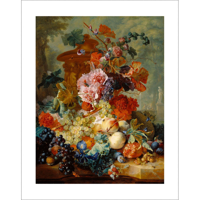 Van Huysum - Fruit Piece 11" x 14" Print