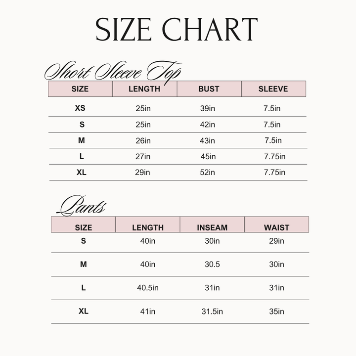 Pink Summer Spritz - Short Sleeve + Pant Pajama Set