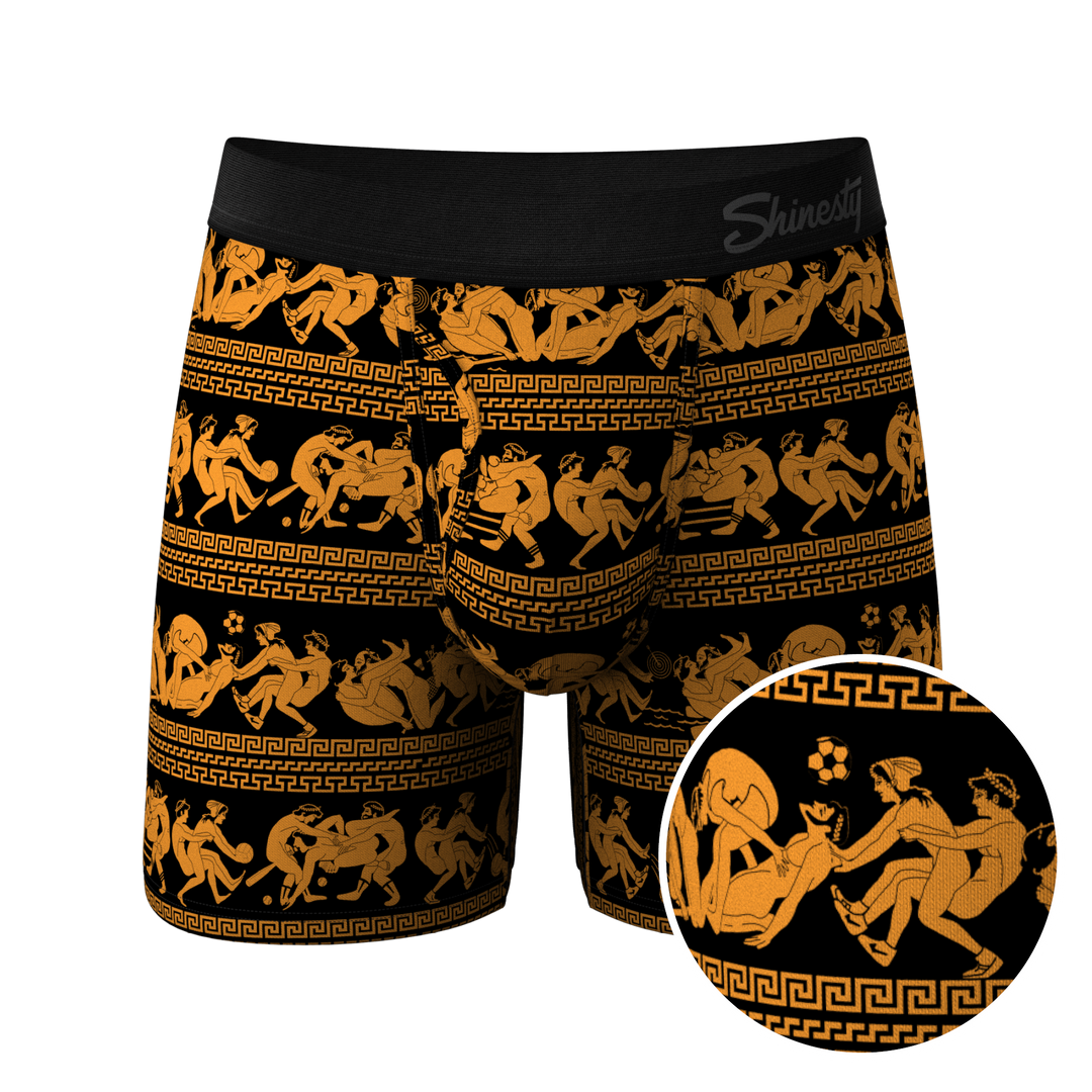 The Ancient Twister | Ancient Vase Orgy Ball Hammock® Pouch Underwear With Fly