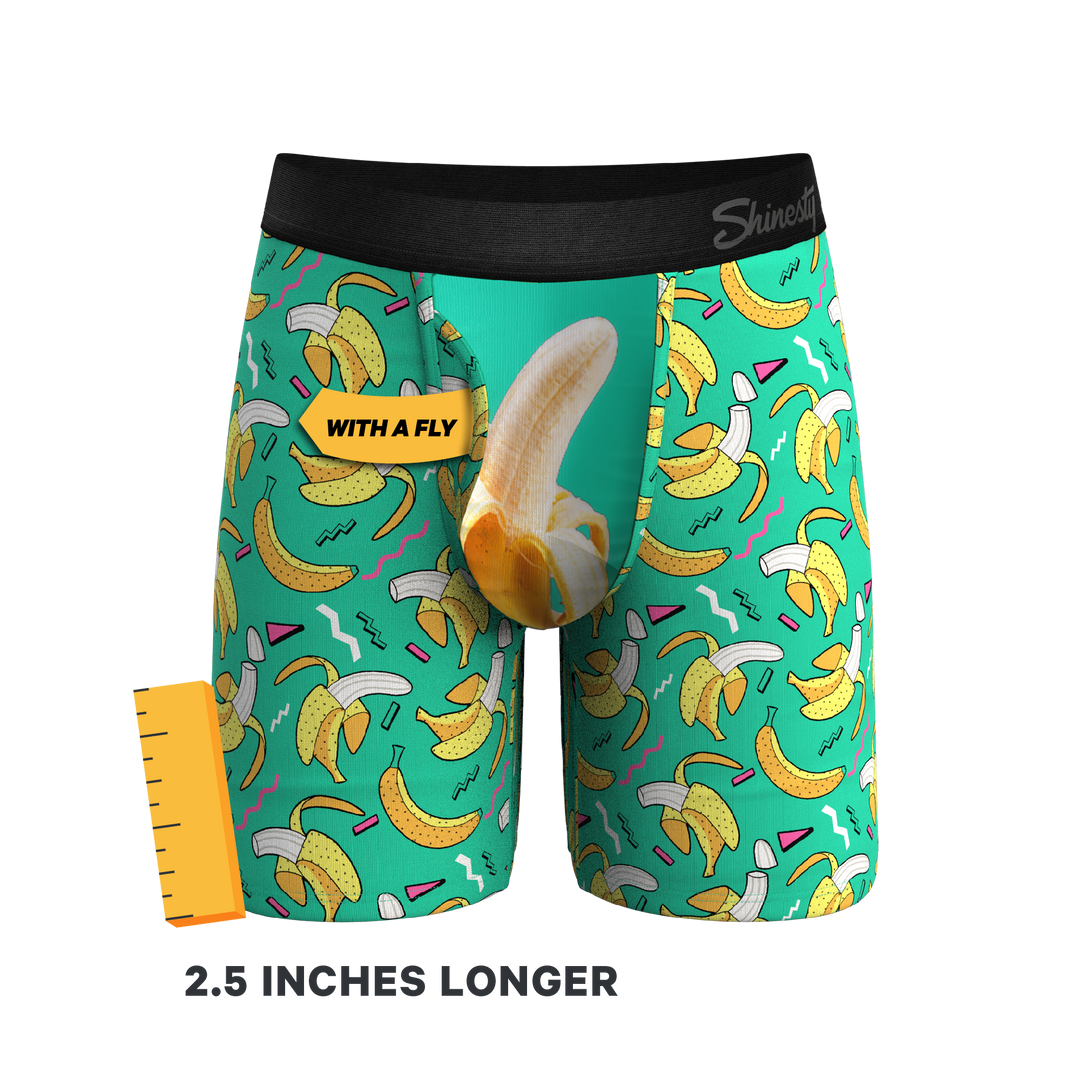 The Peel Deal | Retro Banana Long Leg Ball Hammock® Pouch Underwear With Fly