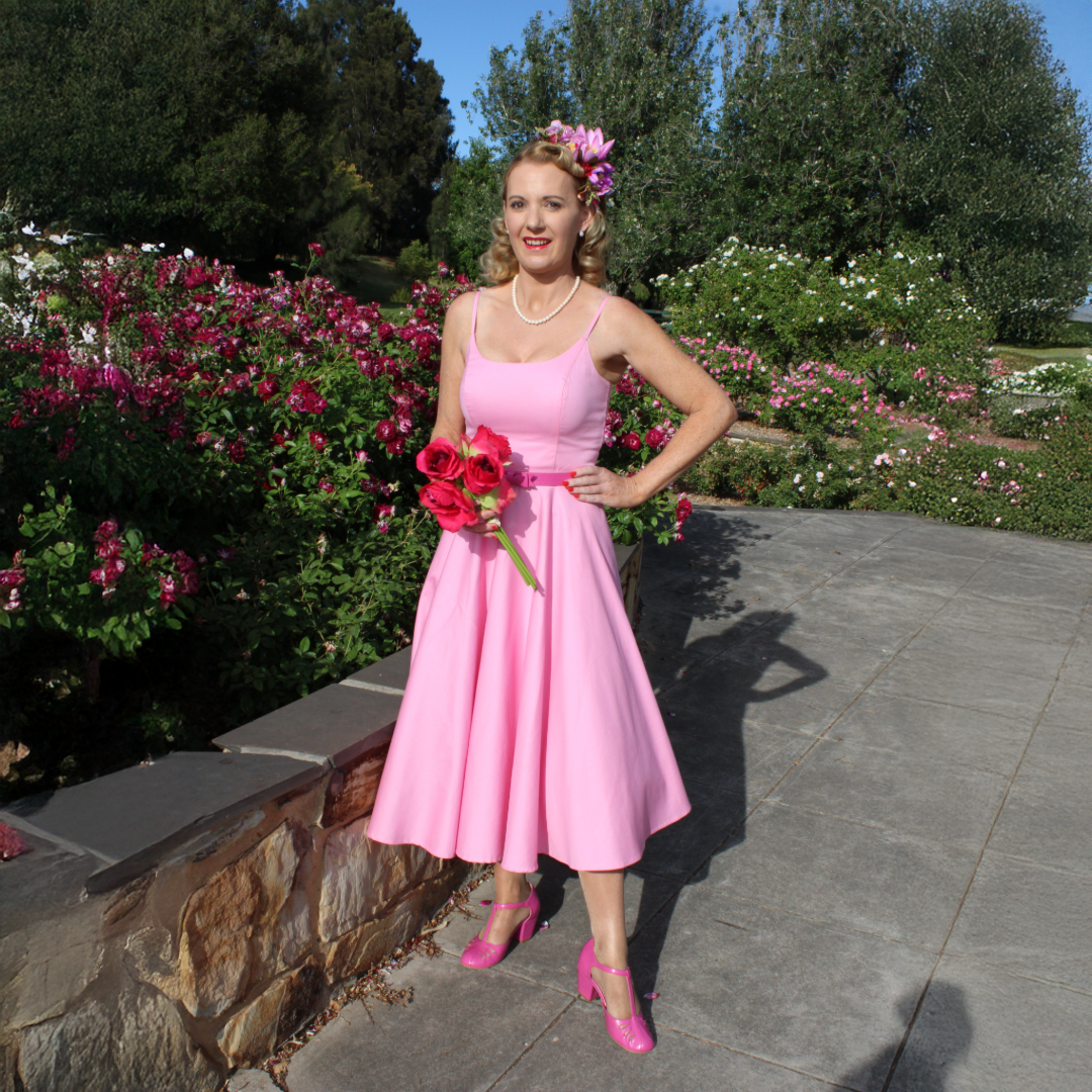 Peggy Retro-Inspired Full Circle Dress