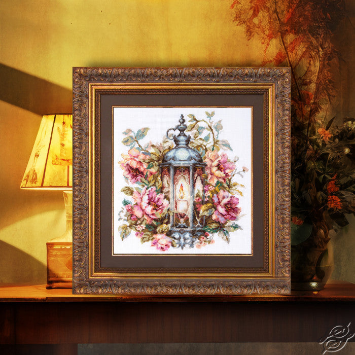 Petals and Light Counted Cross Stitch Kit by Magic Needle 70-45