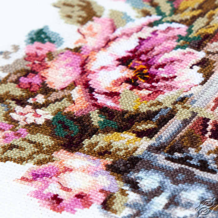 Petals and Light Counted Cross Stitch Kit by Magic Needle 70-45