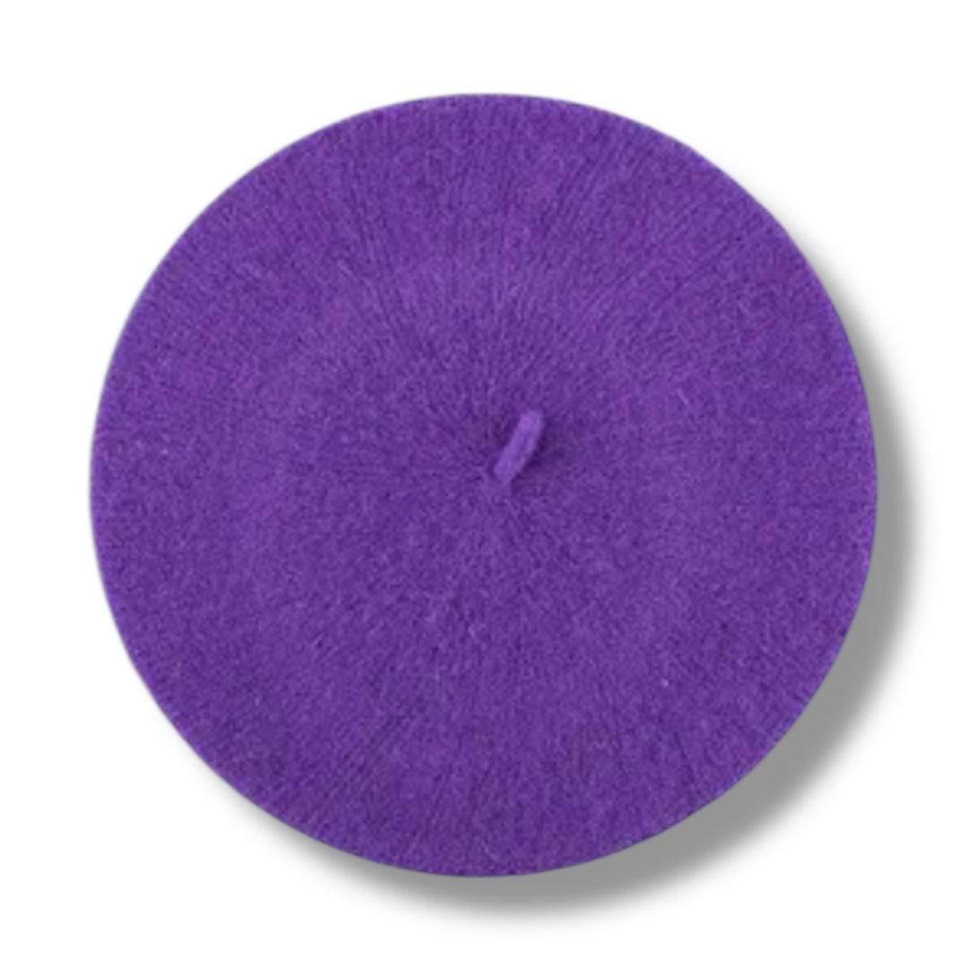 The Looker Classic French Beret - Purple