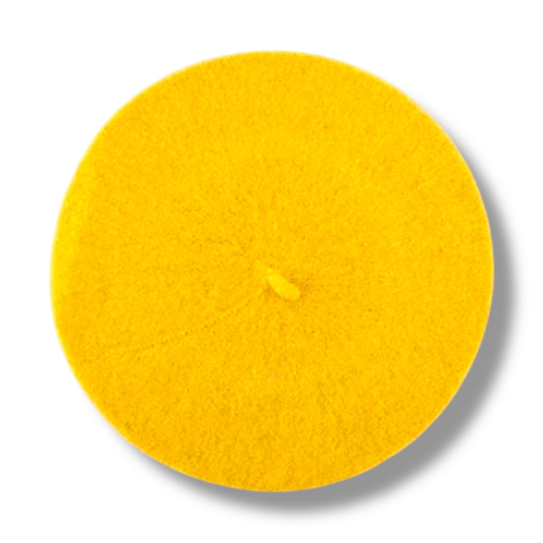 The Looker Classic French Beret - Yellow