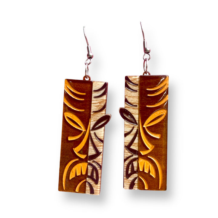 Tiki Totem Earrings by Miss Fluff x Lipstick & Chrome