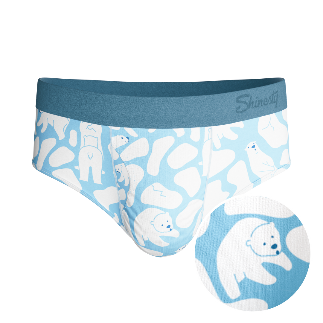 The Polar Polka | Polar Bear Scene Ball Hammock® Pouch Underwear Briefs