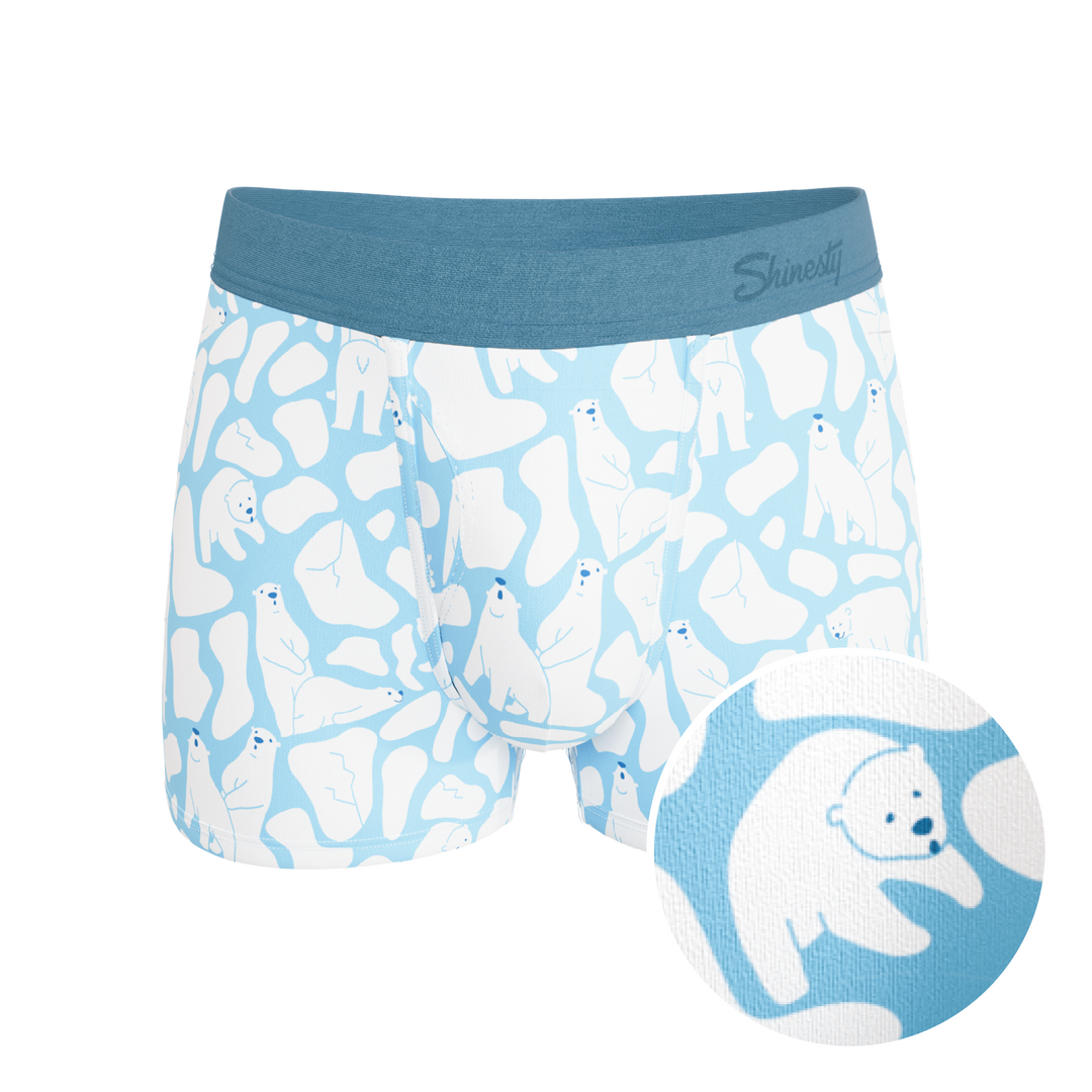 The Polar Polka | Polar Bear Scene Ball Hammock® Pouch Trunks Underwear