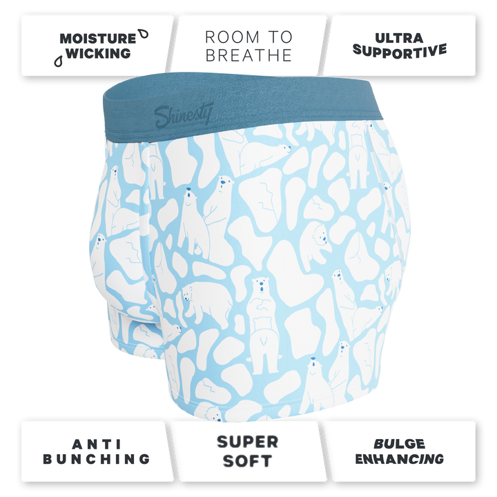 The Polar Polka | Polar Bear Scene Ball Hammock® Pouch Trunks Underwear