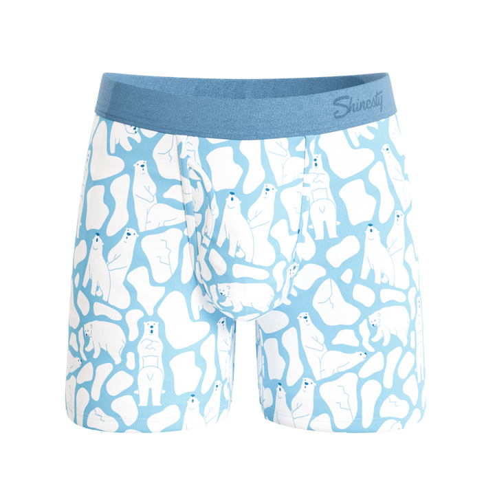 The Polar Polka | Polar Bear Scene Ball Hammock® Magnum Big Pouch Underwear