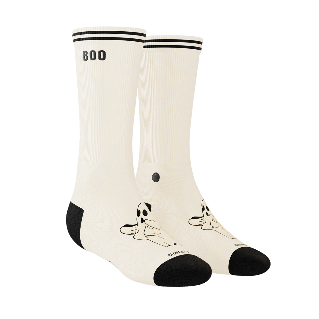 The Possessed Chest | Ghost Heel Hammock™ Crew Socks