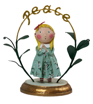 Praying for Peace Christmas Figurine by Lori Mitchell *NEW for 2025*