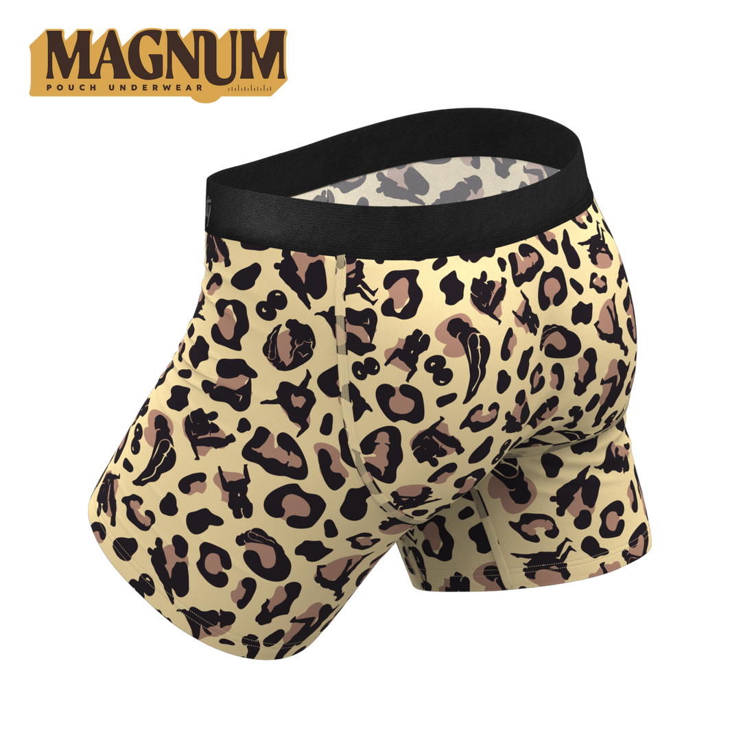The Primal Passion | Naughty Cheetah Print Ball Hammock® Magnum Big Pouch Underwear
