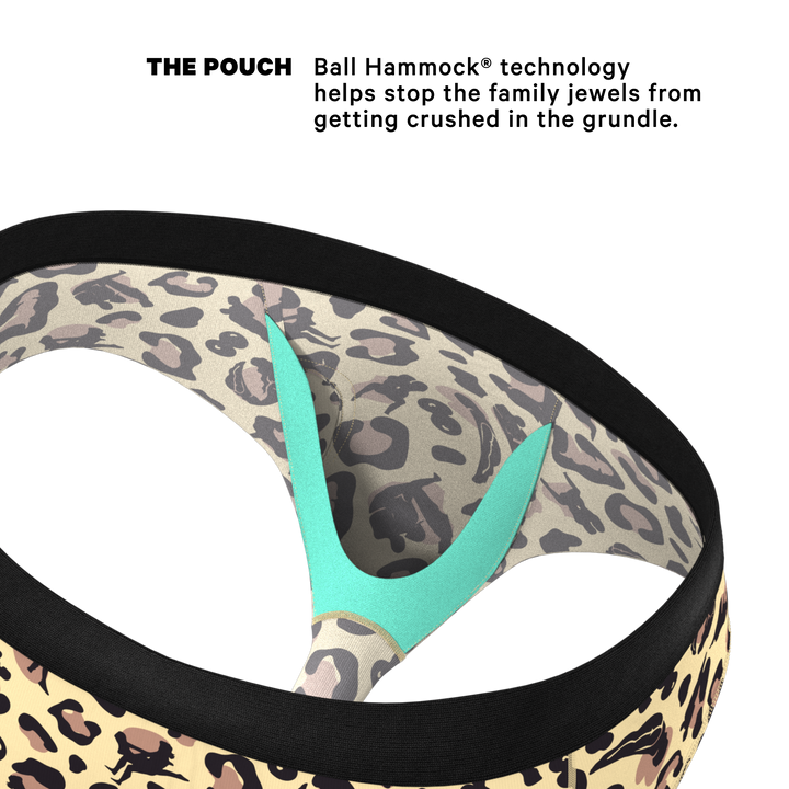 The Primal Passion | Naughty Cheetah Print Ball Hammock® Pouch Underwear Briefs