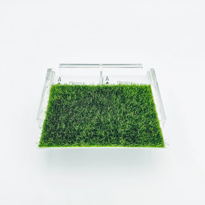 Playing Card Set with Putting Green Grass