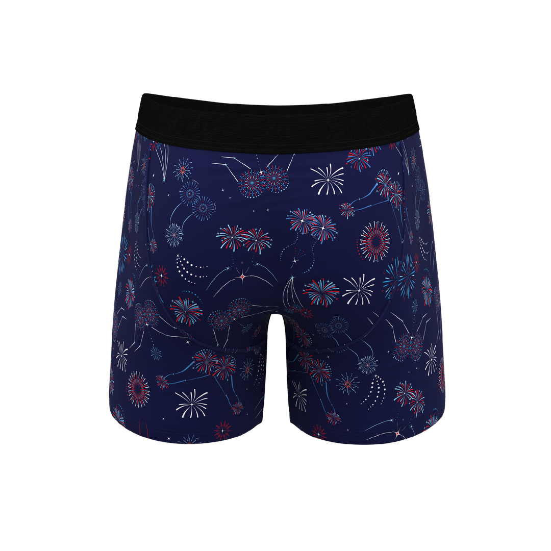 The Pyrotecnips | Naughty Fireworks Ball Hammock® Pouch Underwear With Fly