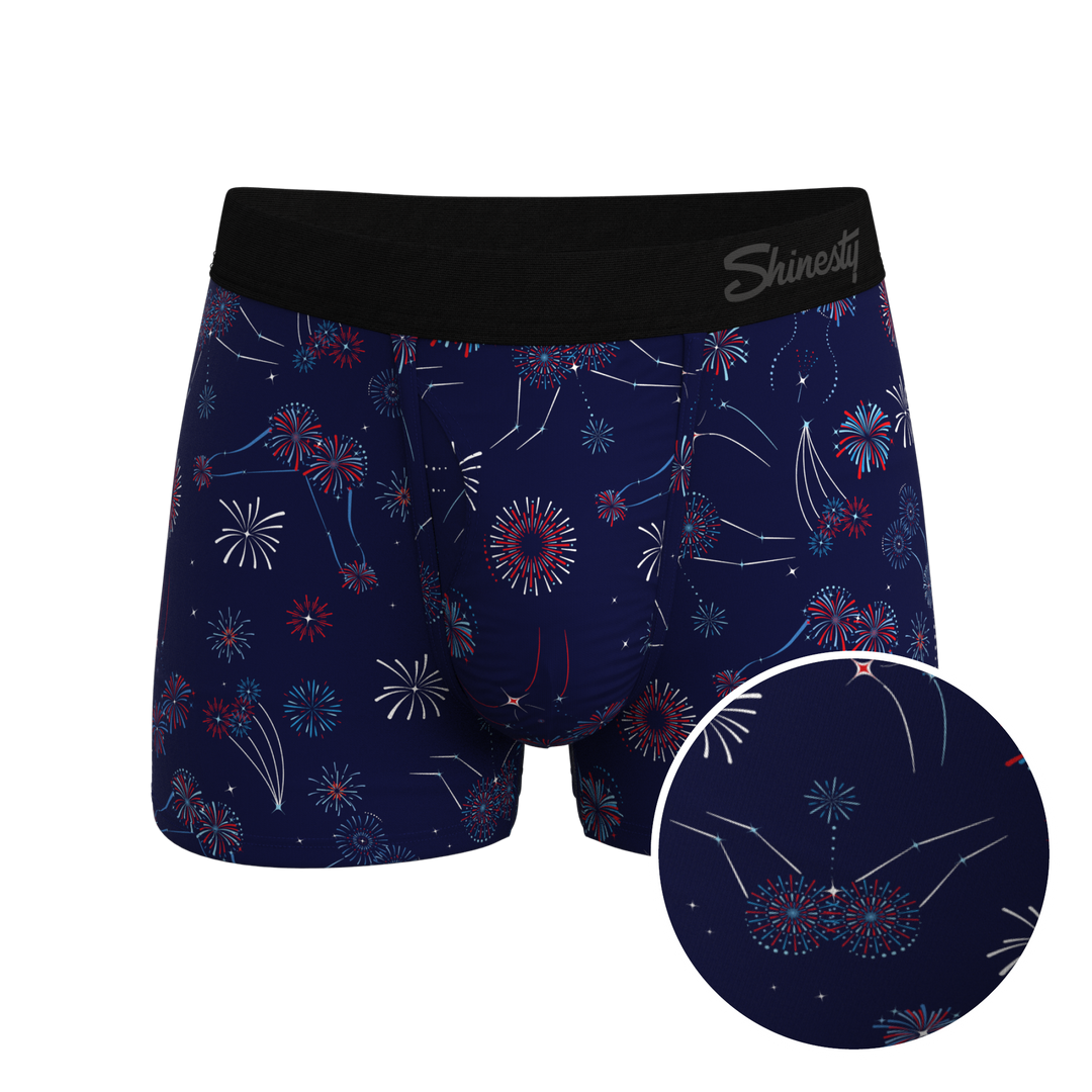 The Pyrotecnips | Naughty Fireworks Ball Hammock® Pouch Trunks Underwear