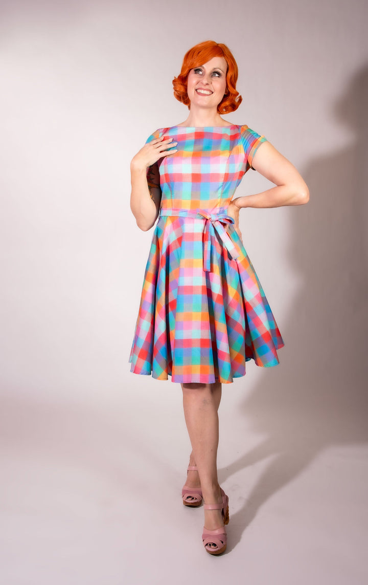 Melody Dress- Rainbow Sherbet