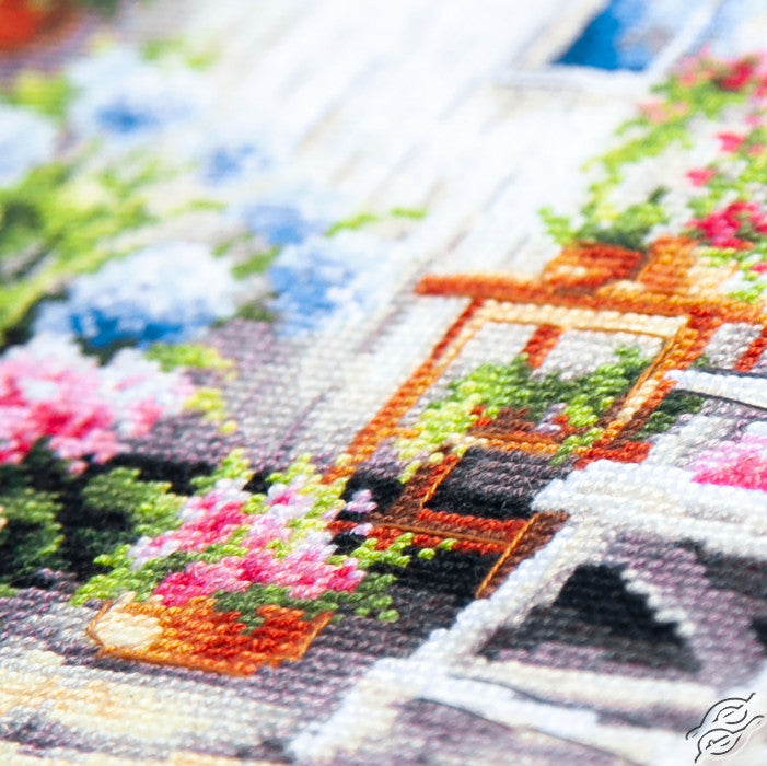 Quiet Happiness Counted Cross Stitch Kit by Magic Needle 70-47