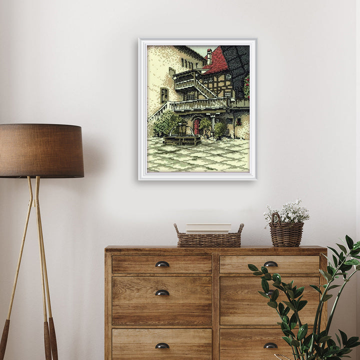 Old city R139 Counted Cross Stitch Kit