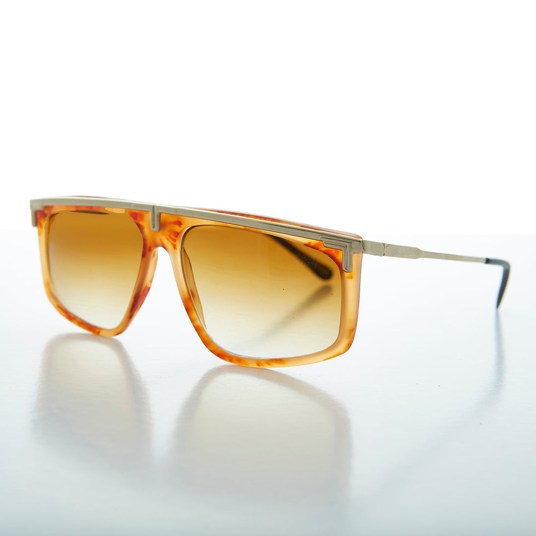 80s Hip Hop Flat Top Vintage Sunglass - Rome