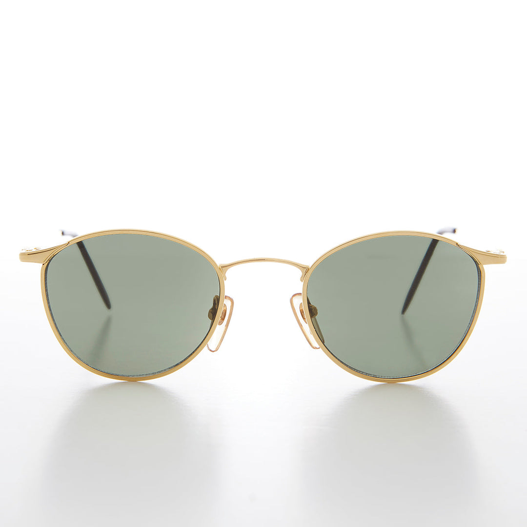 Round Metal Polo Schoolboy Classic Vintage Sunglass - Rory