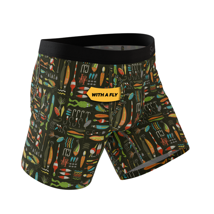 The Reel Nice | Bait Box Ball Hammock® Pouch Underwear With Fly