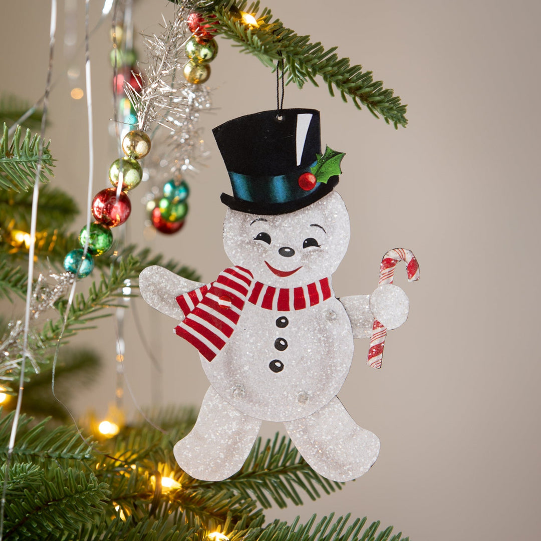 Retro Rockin' Snowman Ornament by Bethany Lowe Designs, christmas decor