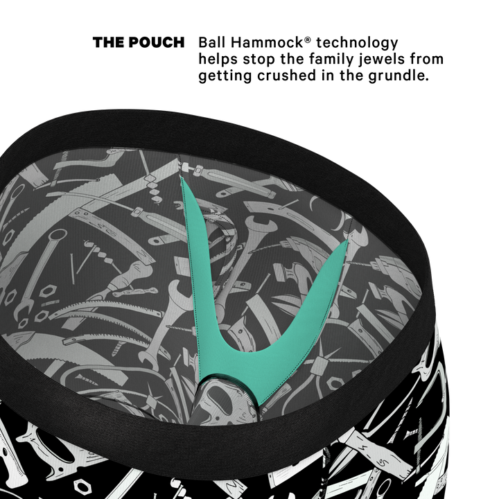 The Righty Tighty | Wrench Long Leg Ball Hammock® Pouch Underwear With Fly