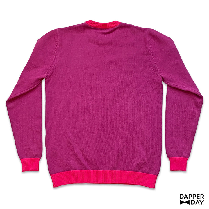 Pink Triceratops Knit Pullover