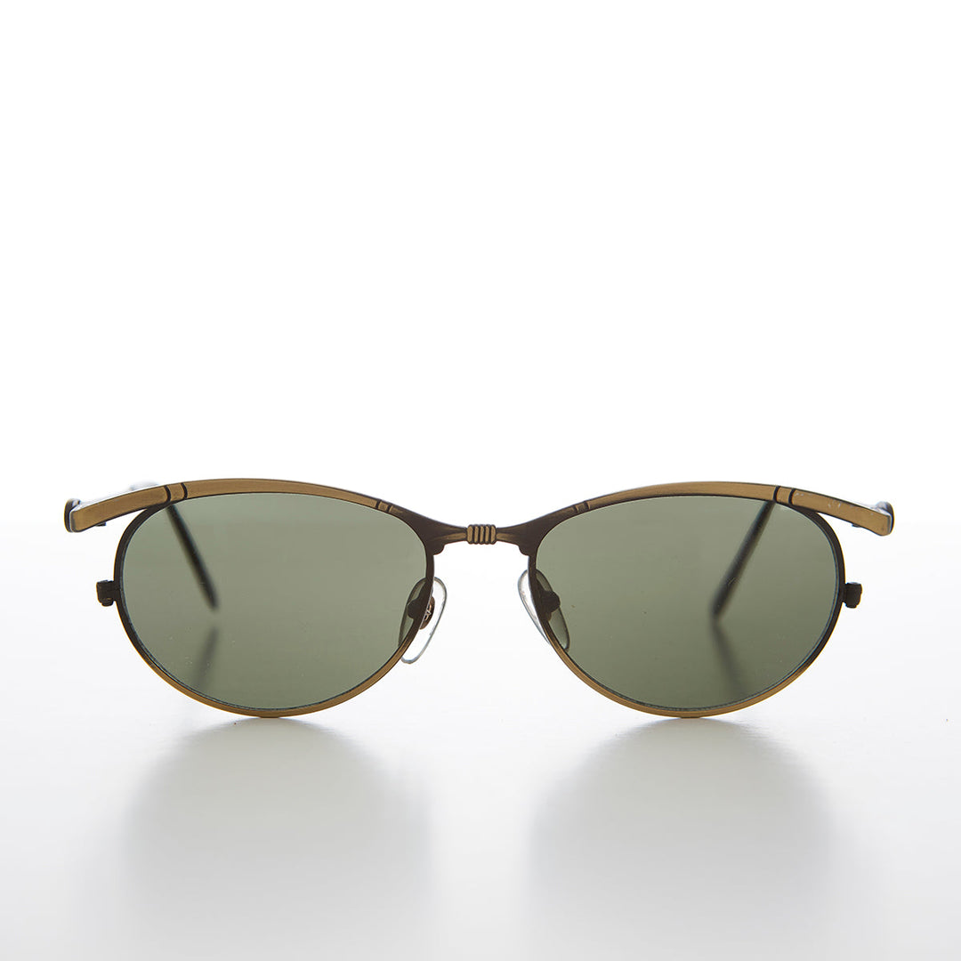 Delicate Metal Frame Vintage Sunglasses - Samson