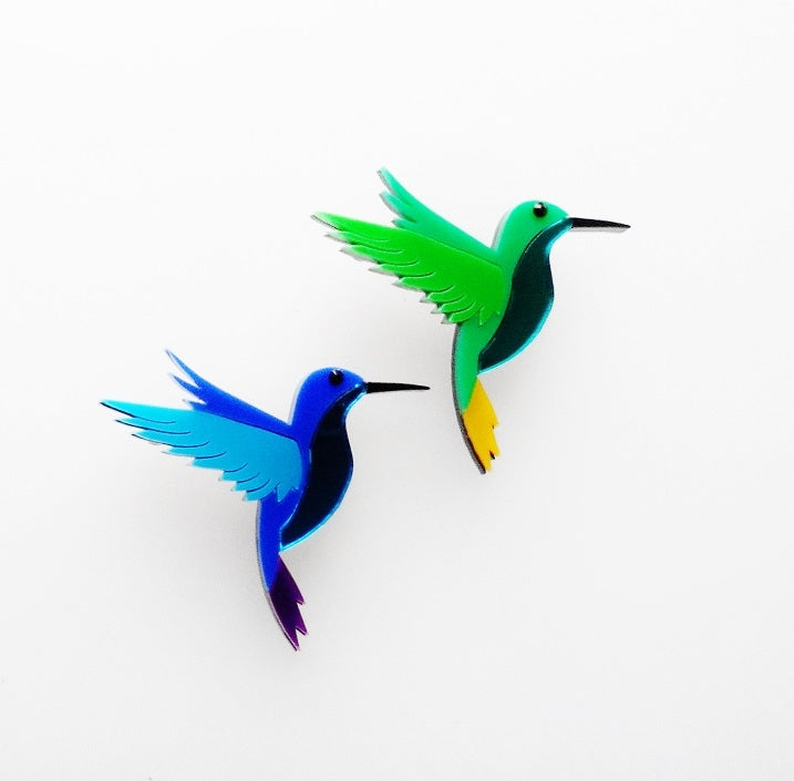 Hummingbird Brooch