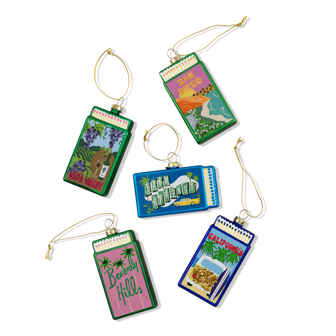 Matchbook Ornament - San Diego