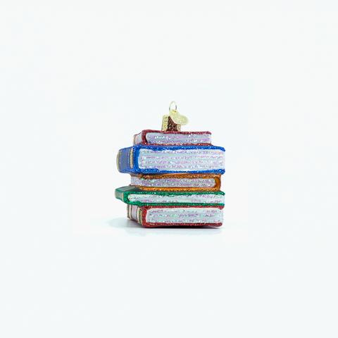 Stack Of Books Ornament