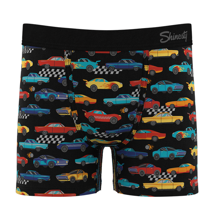 The Start Your Engines | Racecar Boy's Boxer Briefs